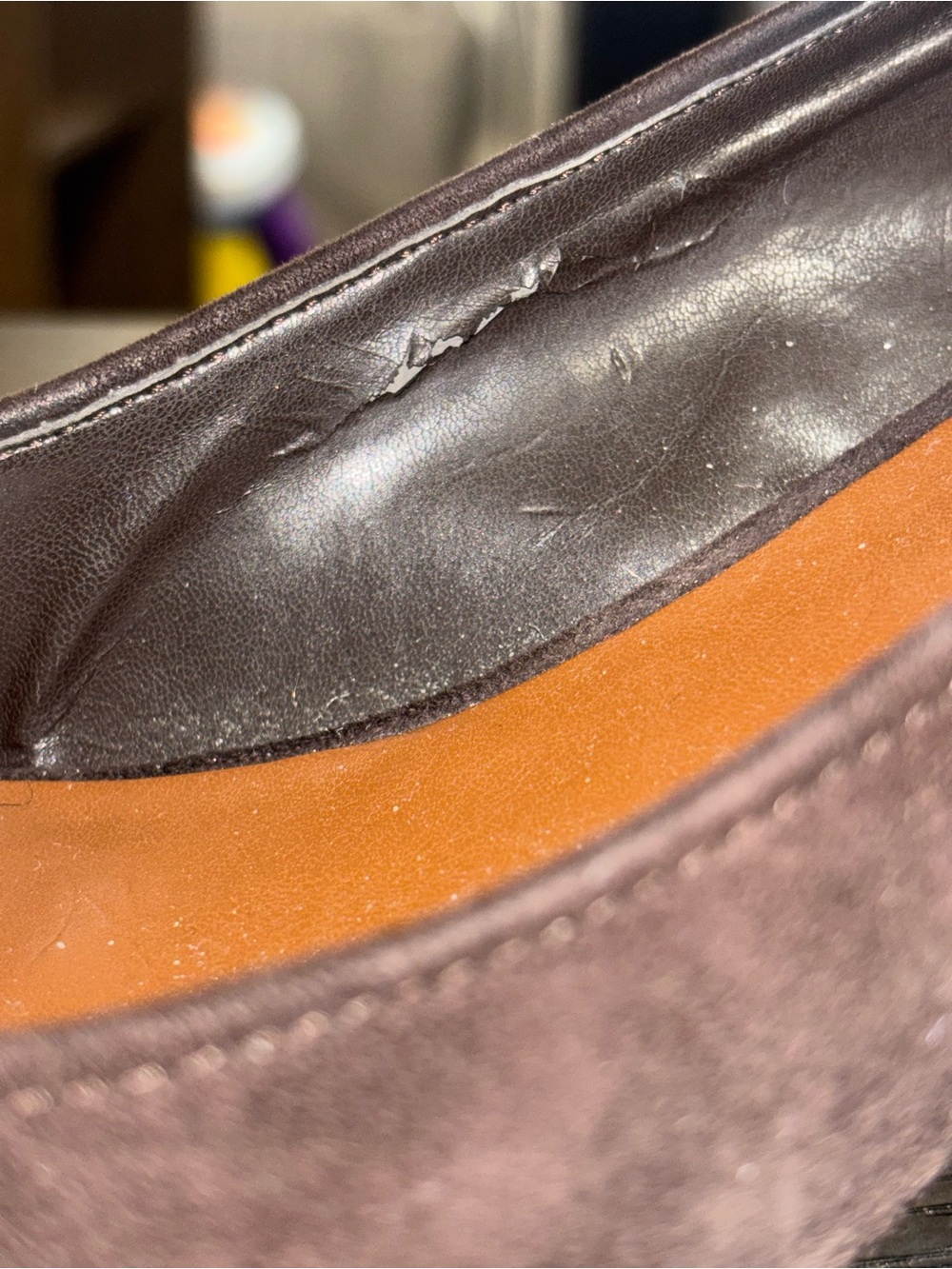 ETIENNE AIGNER E-Michelle Chocolate Brown Suede Pointed Toe Kitten Heel Shoes - Picture 8 of 12